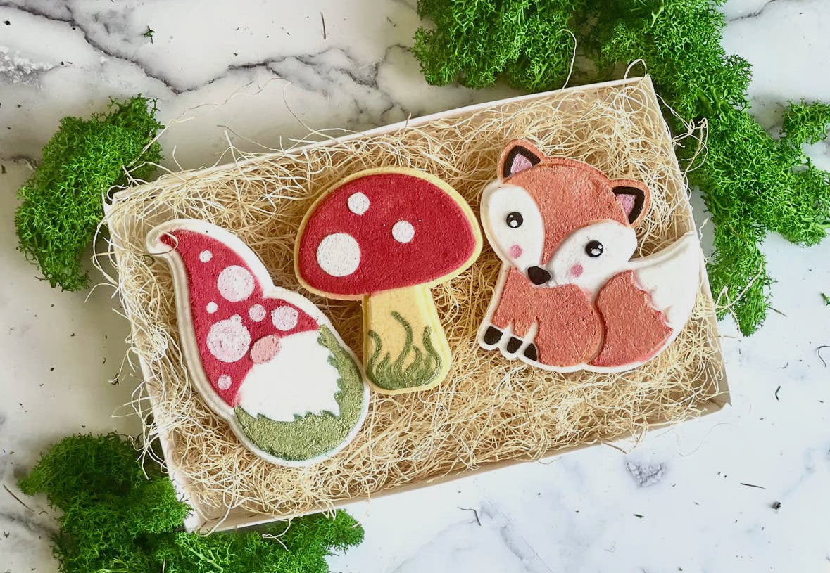 Cottage bath bomb set