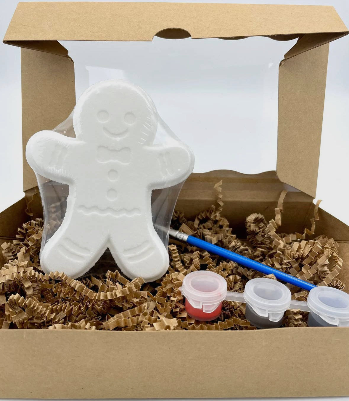 Paint your own gingerbread bath bomb