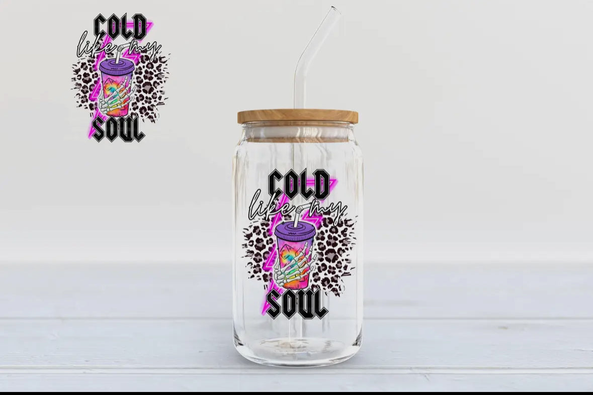 Cold like my soul glass mug