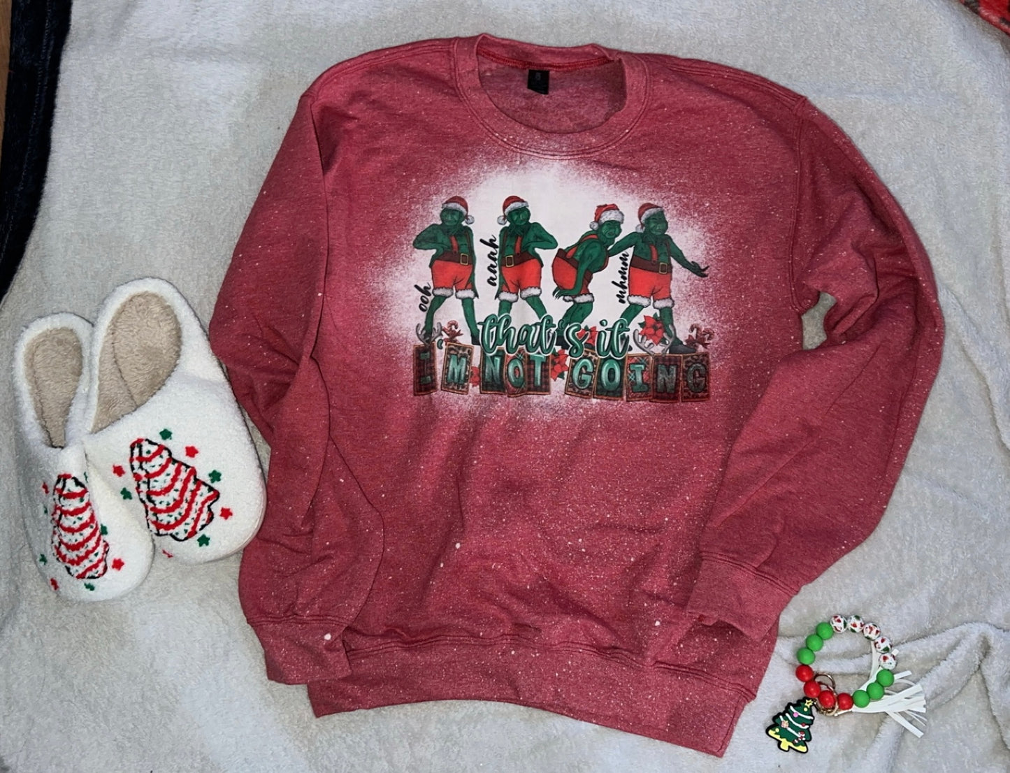 Grinch bleached Sweatshirt