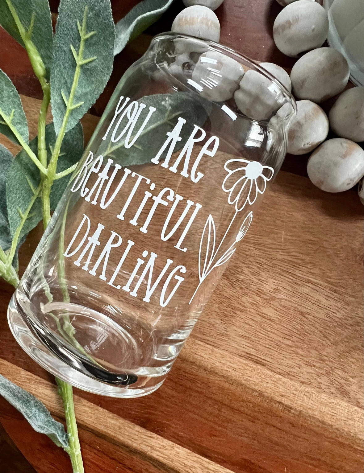 Darling glass cup