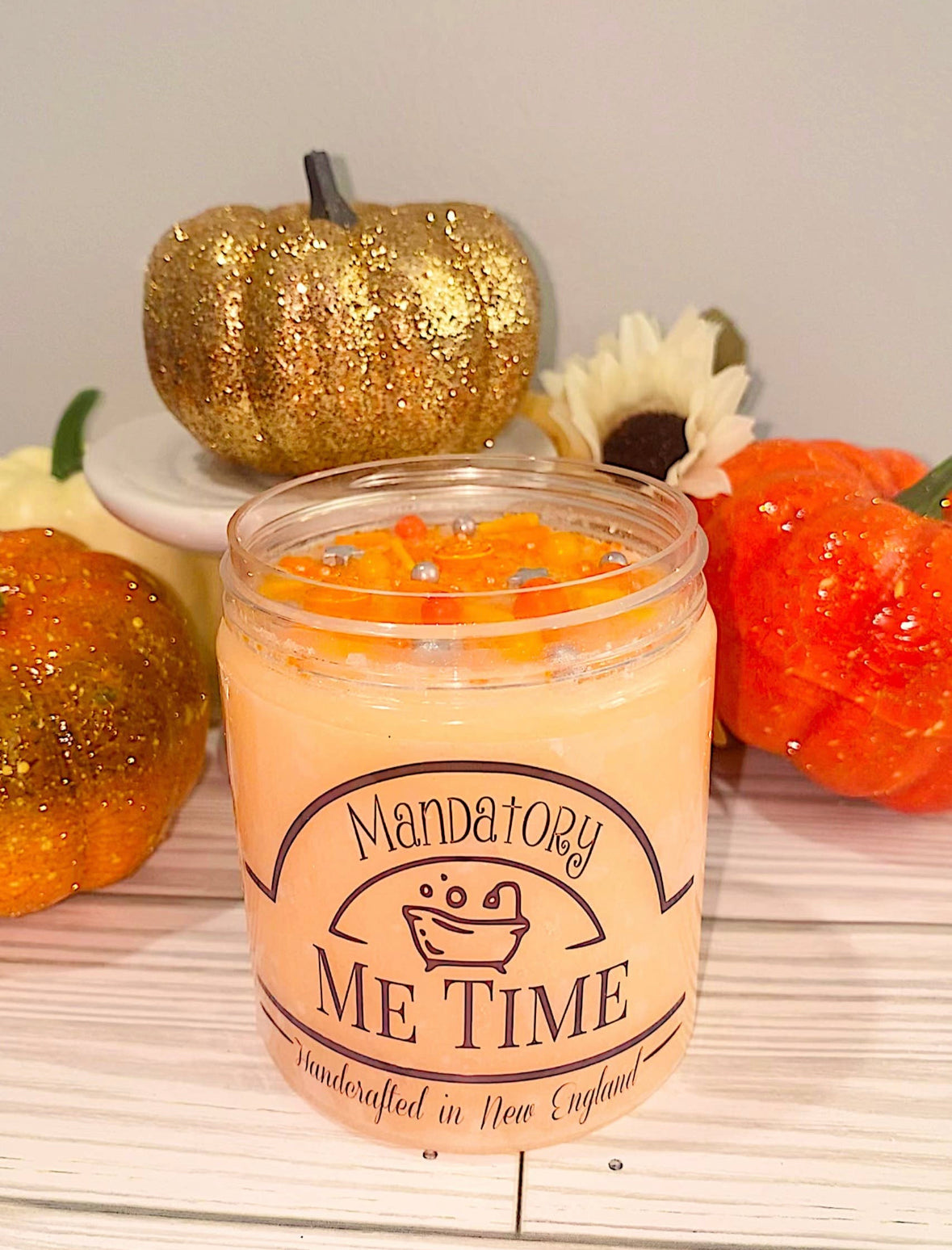 Pumpkin pecan sugar scrub