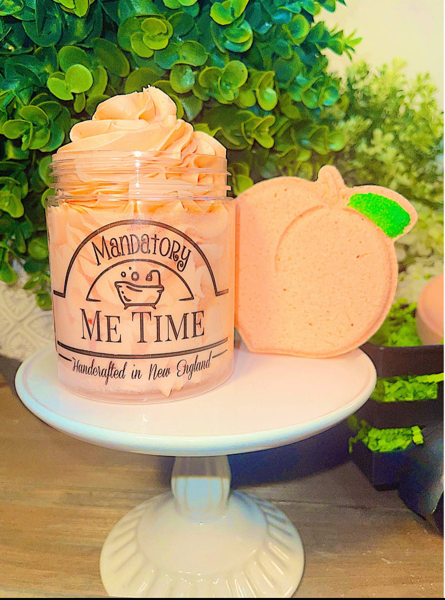 Peach Bellini whipped body butter