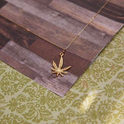 Cannabis cutie necklace