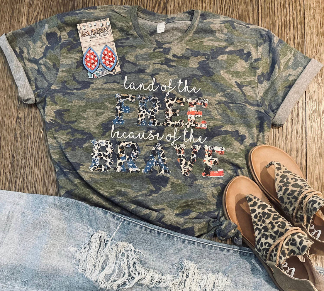 Because of the brave camo top