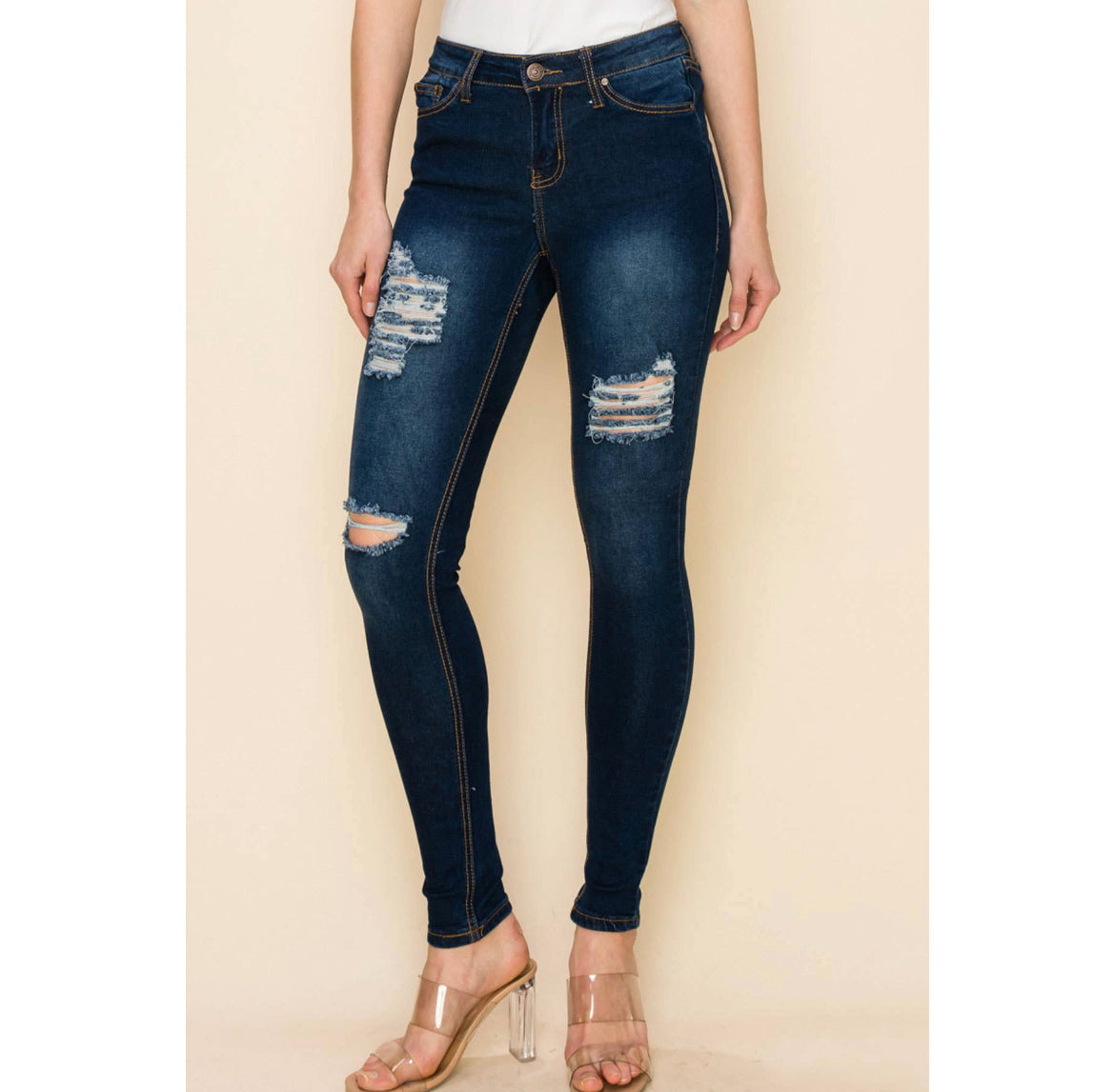 Wild lilac skinny jeans