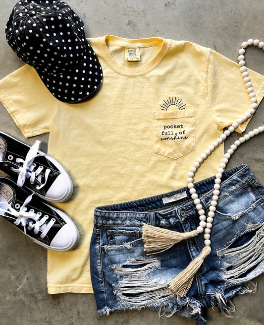 Pocket full of sunshine tee