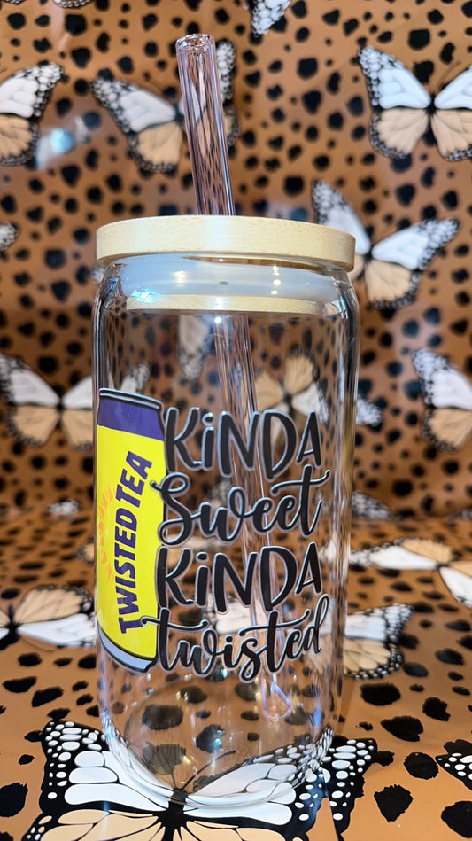 Twisted tea glass mug