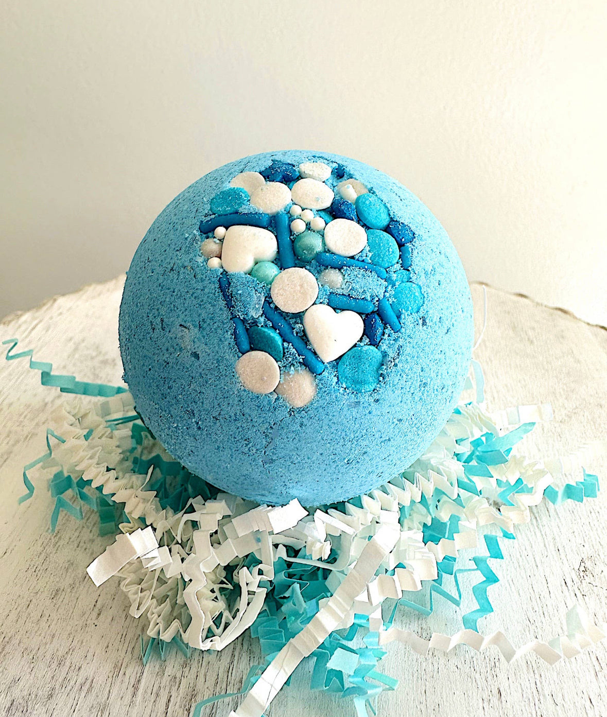 Blueberry martini bath bomb