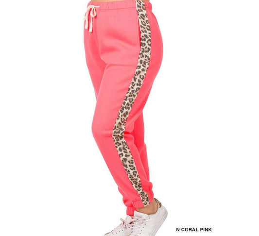 Leopard sweatpants