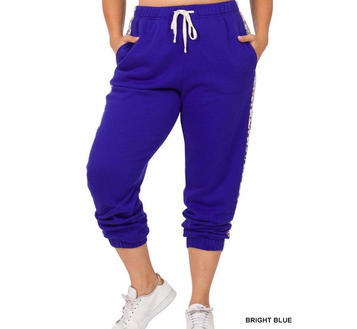 Leopard sweatpants