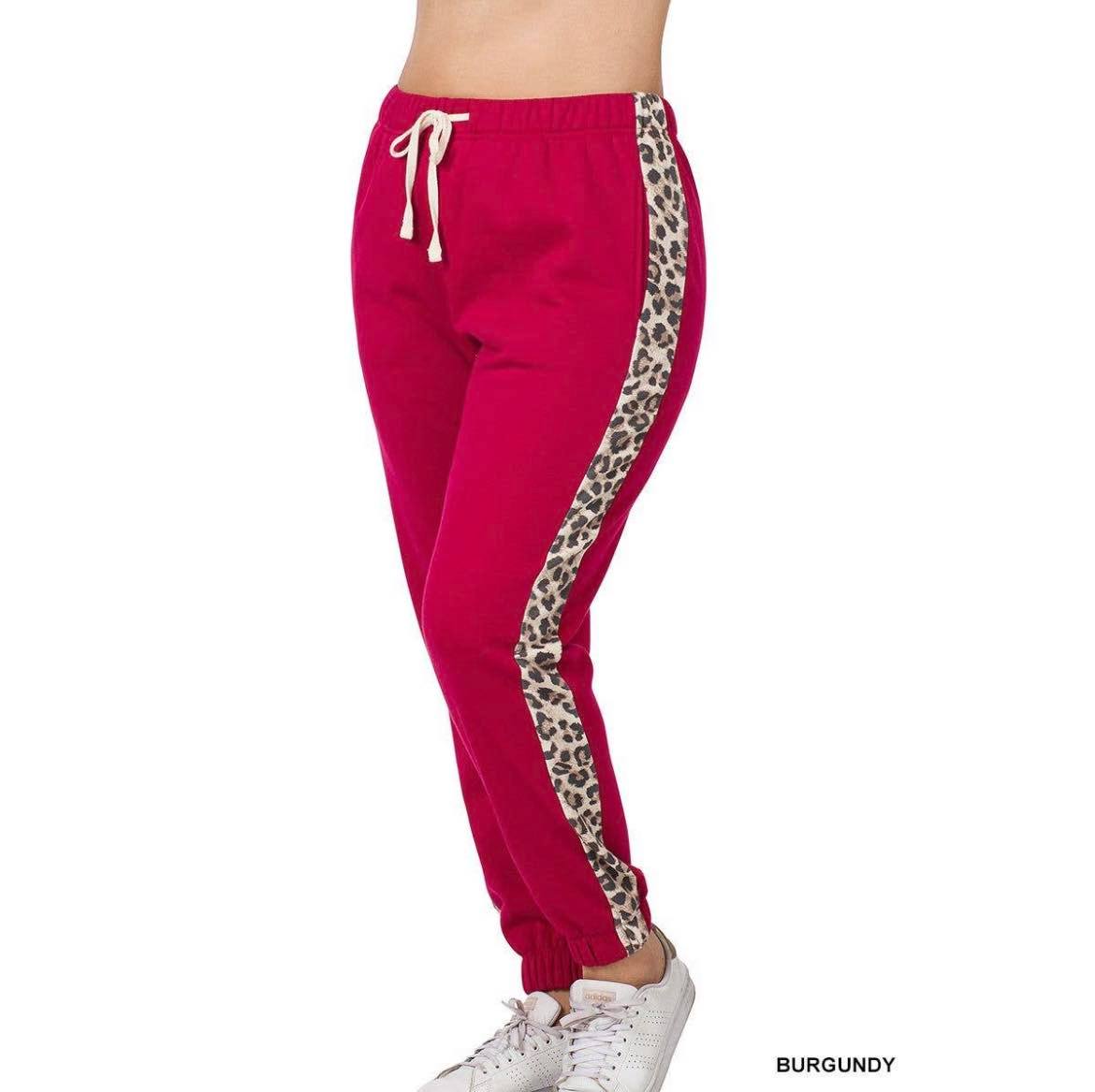 Leopard sweatpants