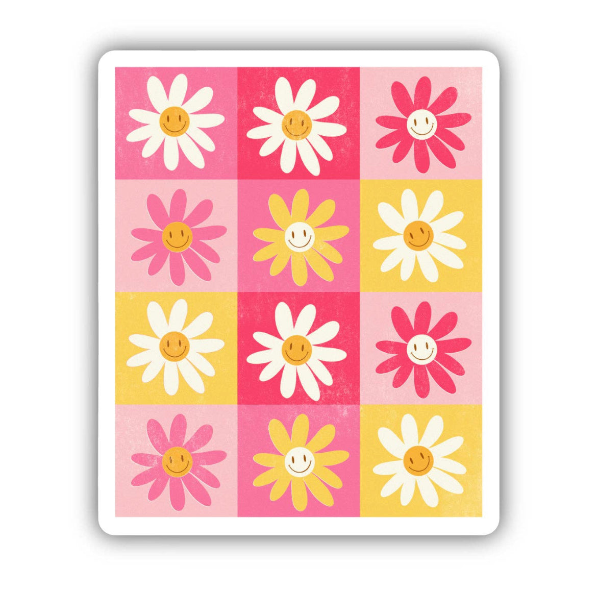 Happy flowers sticker