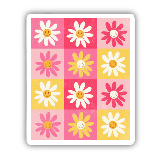Happy flowers sticker