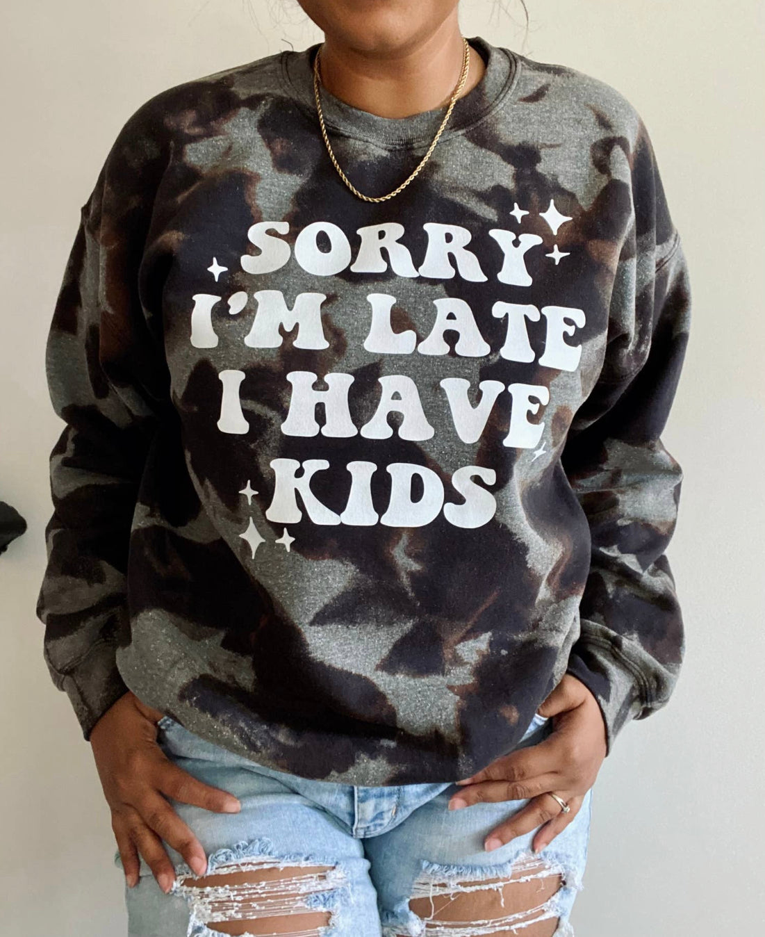 Sorry I’m late sweatshirt