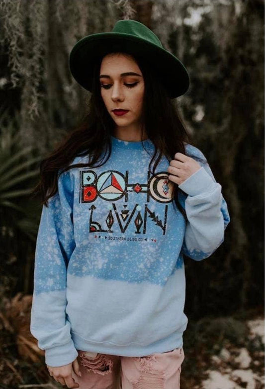 Boho livin’ sweatshirt