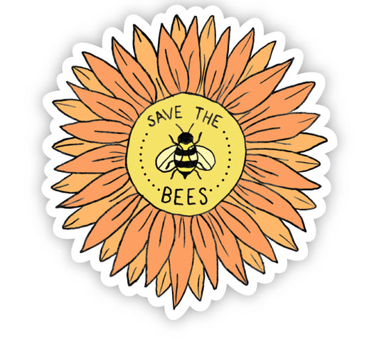 Save the bees sticker