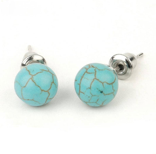 Crystal stud earrings