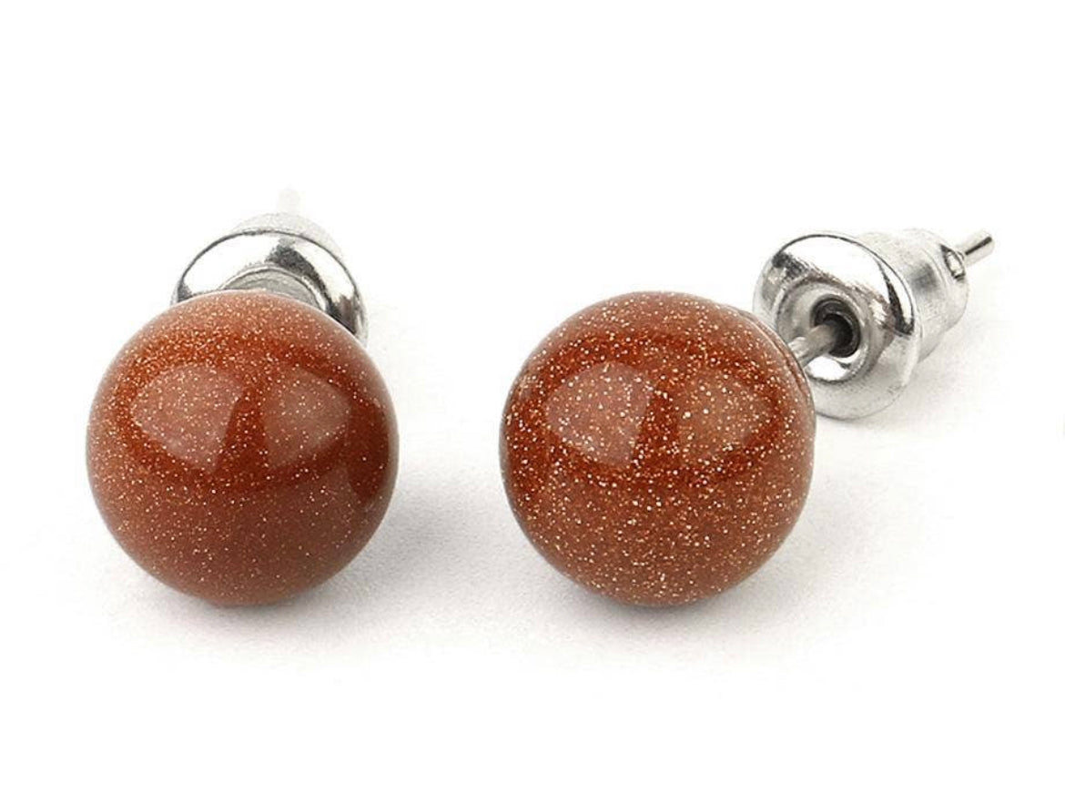 Crystal stud earrings