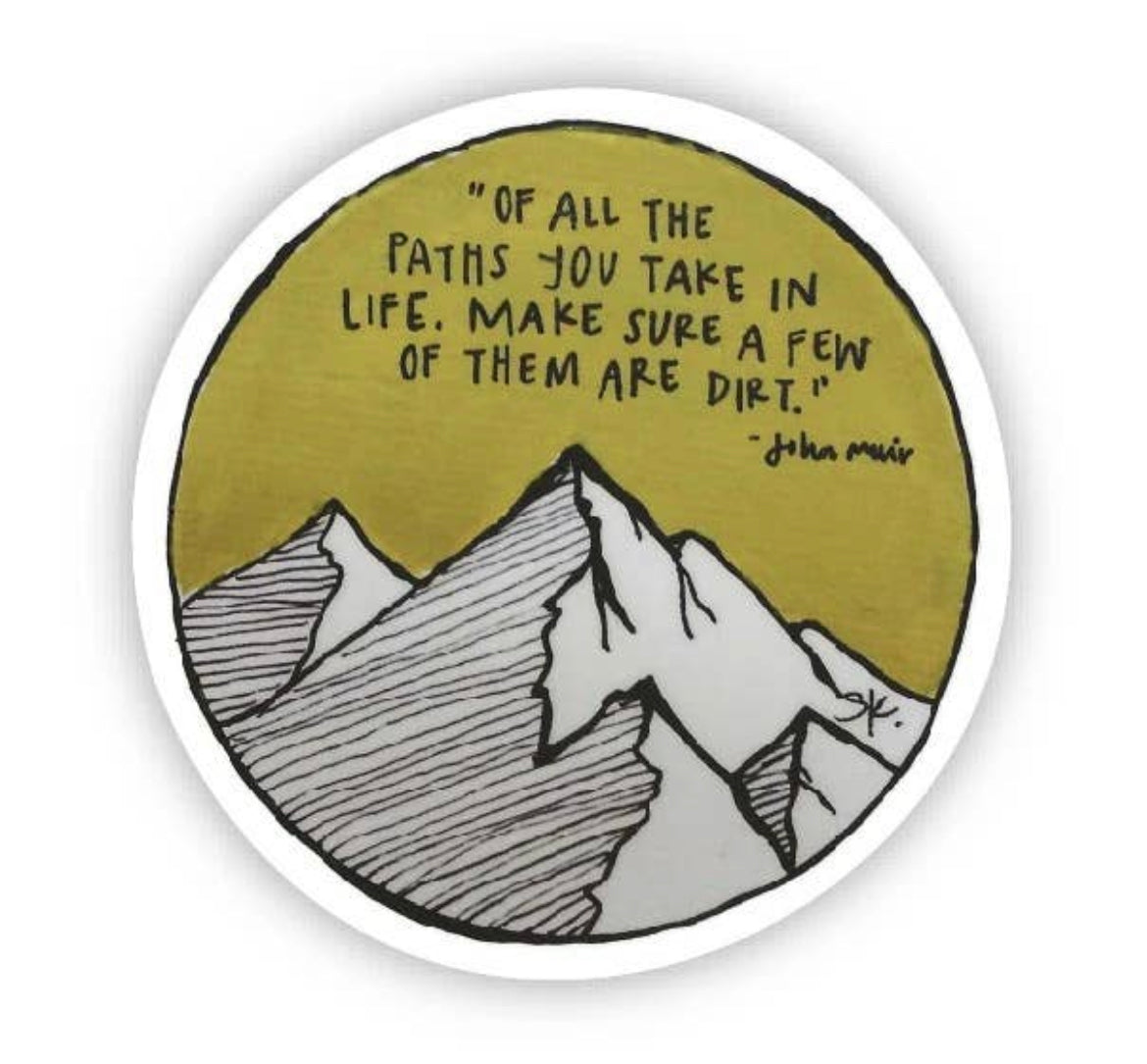 Mountain sticker
