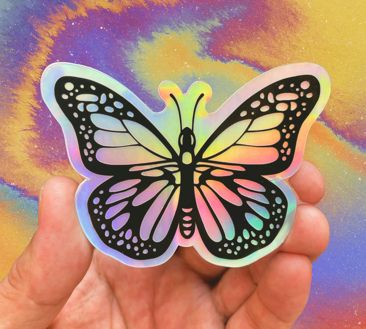 Butterfly sticker