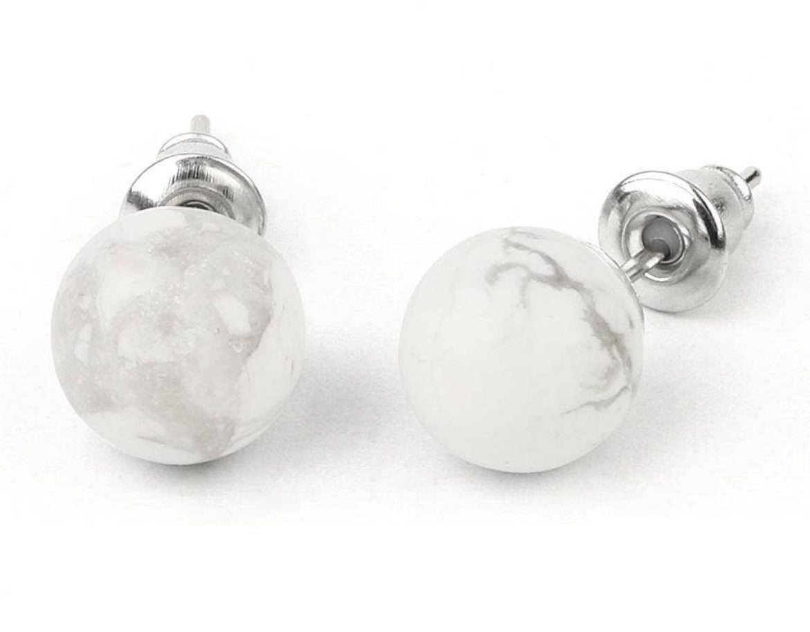 Crystal stud earrings