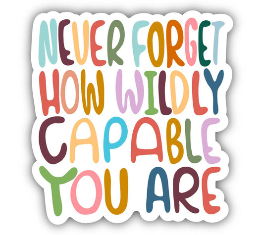 Never forget sticker